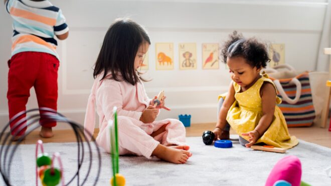 Children playing together