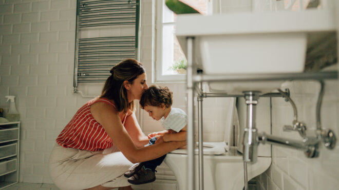 potty training mom